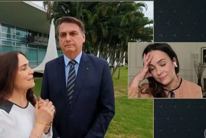 Gabriela Duarte mostra desconforto com a ligação da mãe, Regina Duarte, com Jair Bolsonaro