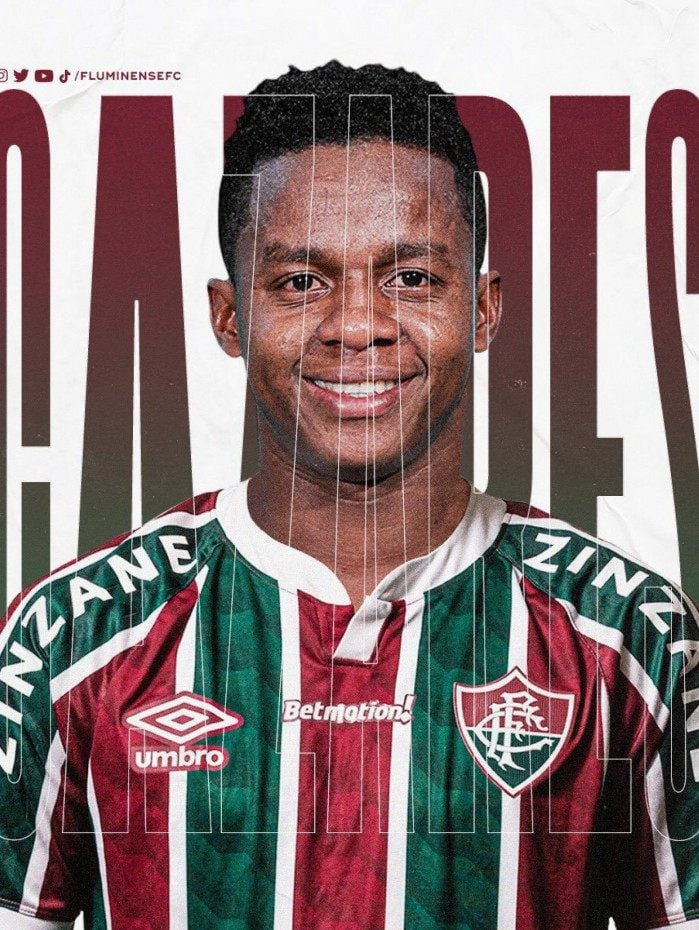 O meia-atacante Cazares é o novo reforço do Fluminense! Seja bem-vindo, Guerreiro!