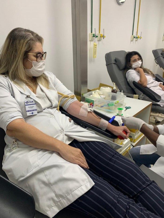 Gerência de enfermagem do Hospital São João Batista faz campanha de doação de sangue