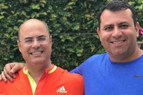 Wilson Witzel com o irm&atilde;o, o sargento da PM paulista, Douglas Ren&ecirc; Witzel