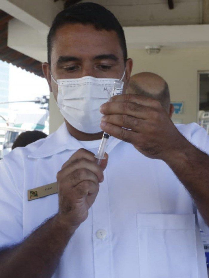 Prefeitura do Rio inaugura posto de vacinação contra a covid-19, no Museu da Marinha, na Praça XV, no Centro do Rio