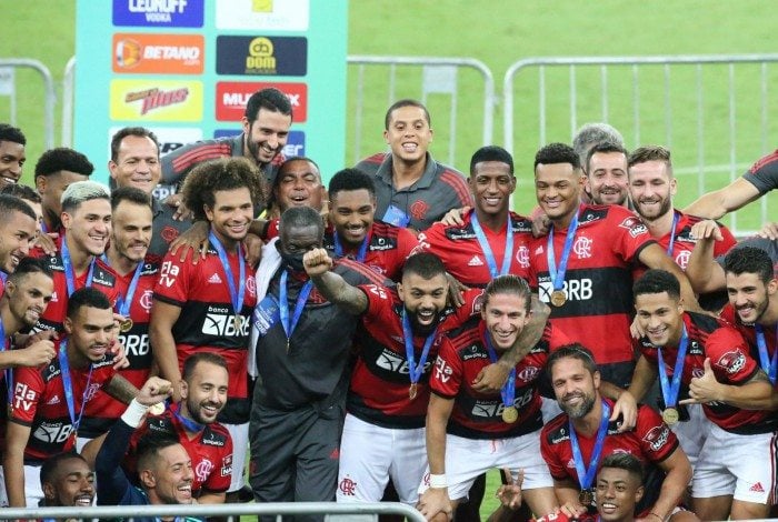 Flamengo x Volta Redonda pela 11 rodada do Campeonato Carioca 2021, no estádio do Maracanã.