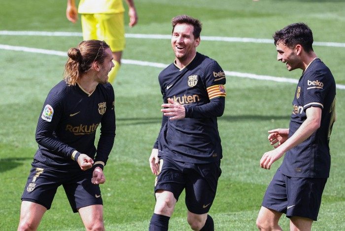 Antoine Griezmann foi destaque do Barcelona