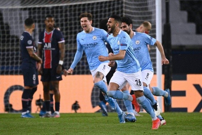 Manchester City venceu o PSG por 2 a 1 na semifinal da Liga dos Campeões