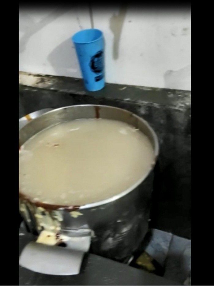 O local estava em péssimas condições de higiene