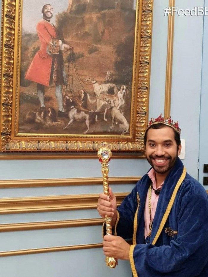 Gilberto no quarto do líder