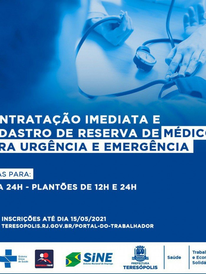 Inscrições estão abertas até o dia 15 de maio