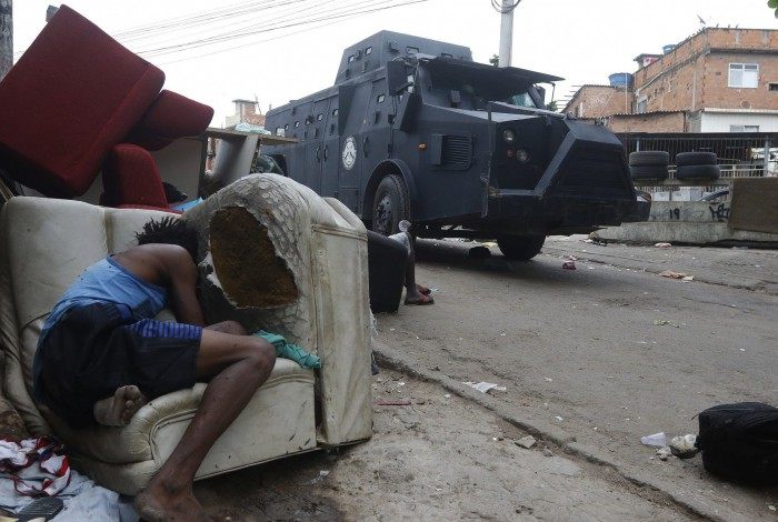 Policiais civis fizeram uma operaçao na favela do Jacarezinho, na Zona Norte, na manha de hoje
