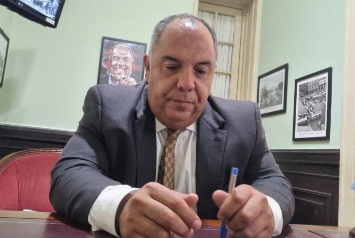 Marcos Braz, vice-presidente de futebol do Flamengo