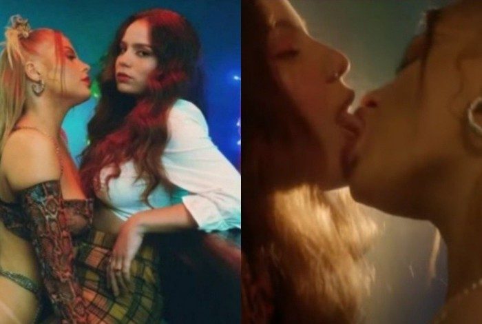 Carol Biazin e Luísa Sonza dão beijão em novo clipe