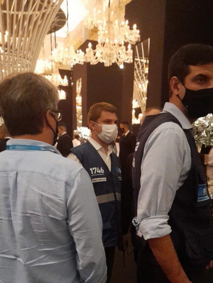 Fiscalização foi até o evento e disse que nenhuma violação foi vista no período em que esteve lá