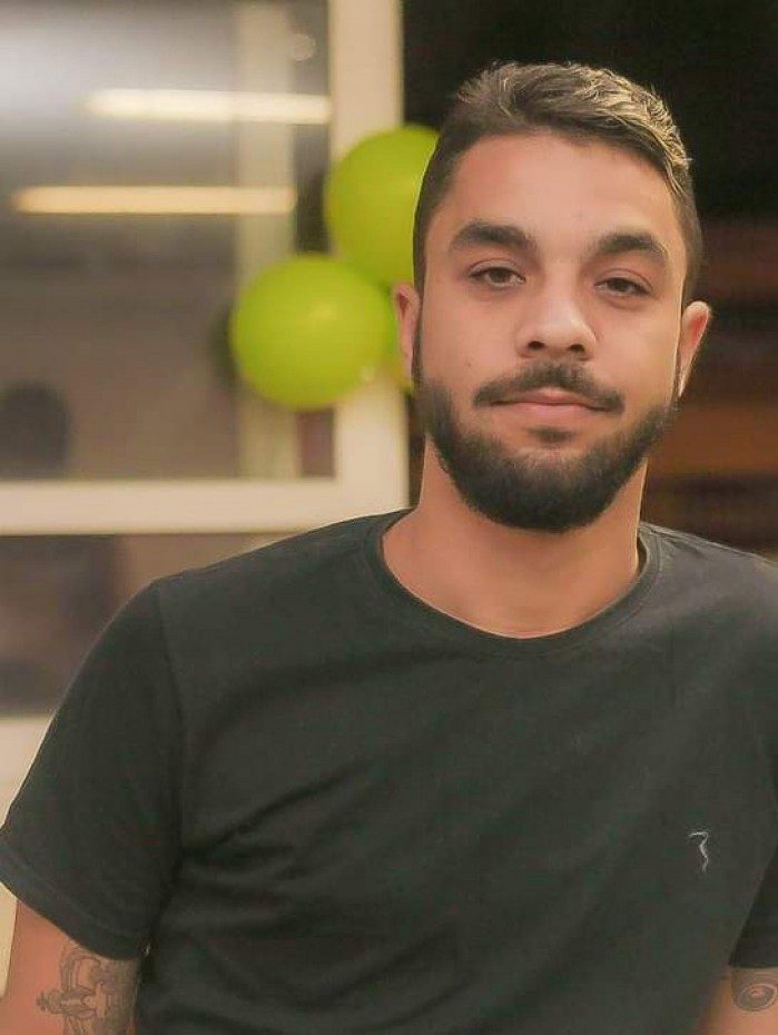 O fotógrafo Thiago Freitas de Souza, de 32 anos, foi alvejado na cabeça