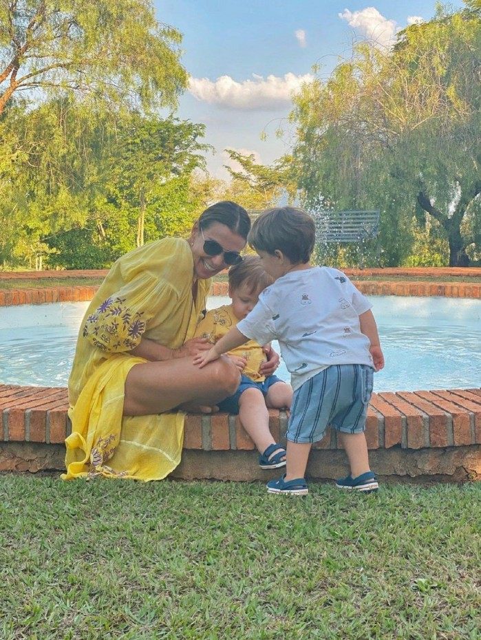 Monica Martelli e filhos de Paulo Gustavo 