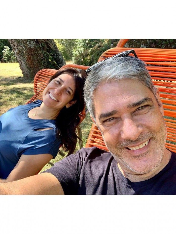 William Bonner e a esposa Natasha Dantas