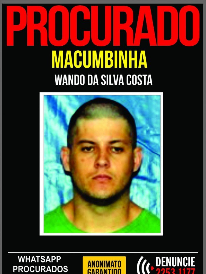 Wando da Silva Costa, o Macumbinha, de 31 anos