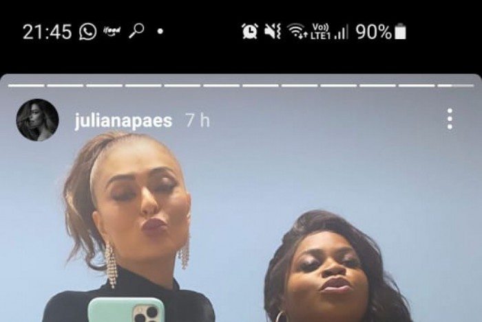 Juliana Paes como convidada do programa de Jojo Todynho no Multishow