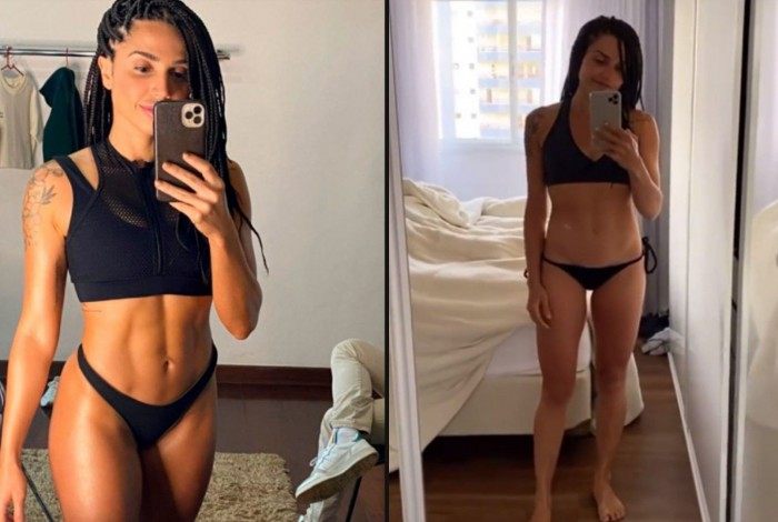 Paula Amorim mostra transformação no corpo antes e depois do 'No Limite'