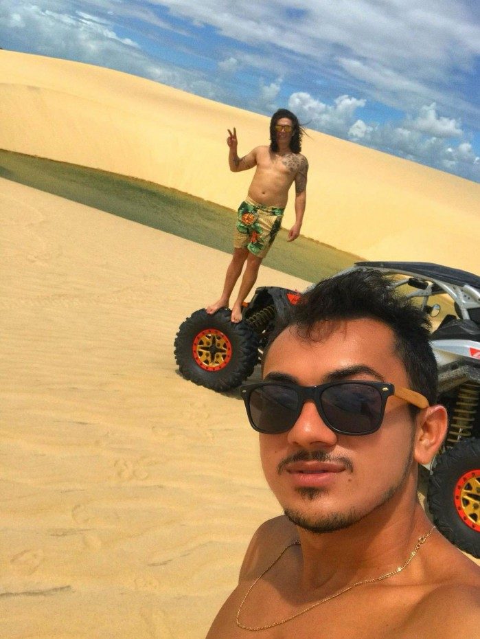 Whindersson e o irm&atilde;o Hidelvan Nunes 
