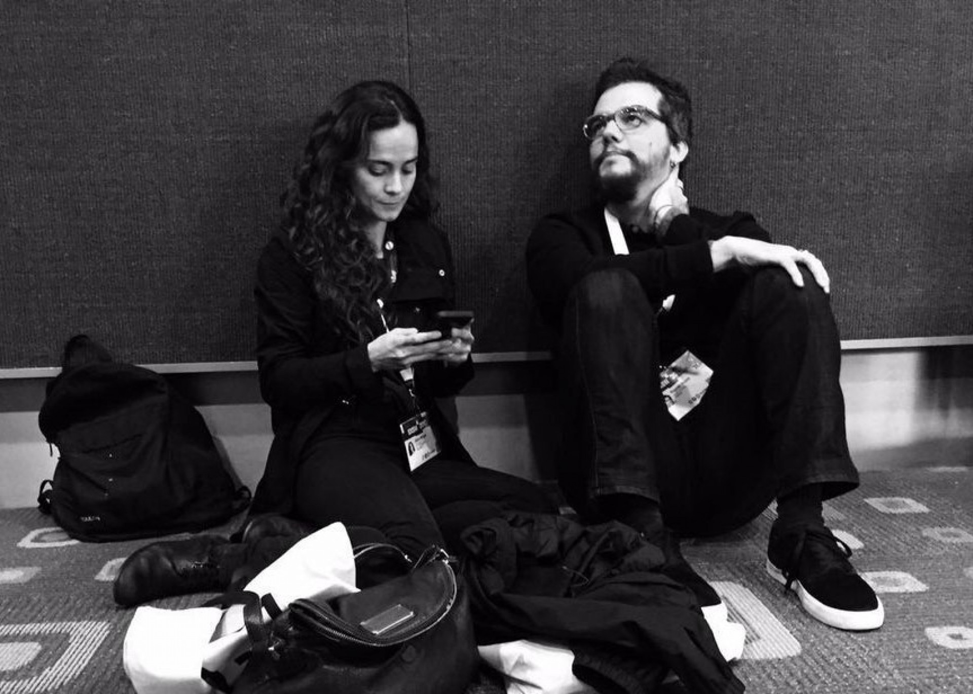 Alice Braga e Wagner Moura - Reprodução/Instagram