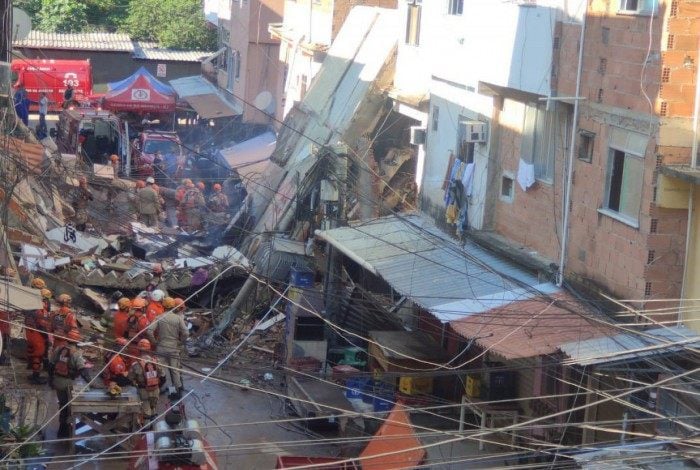 Desabamento de prédio em Rio das Pedras deixou pai e filha mortos sob os escombros