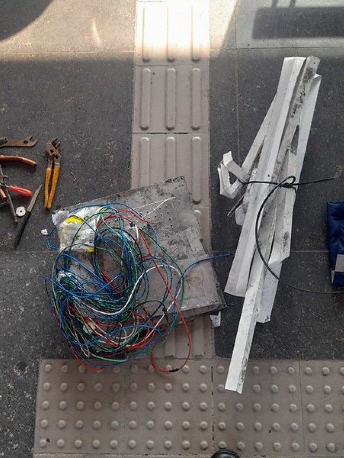 Homens foram presos por furtos de cabos