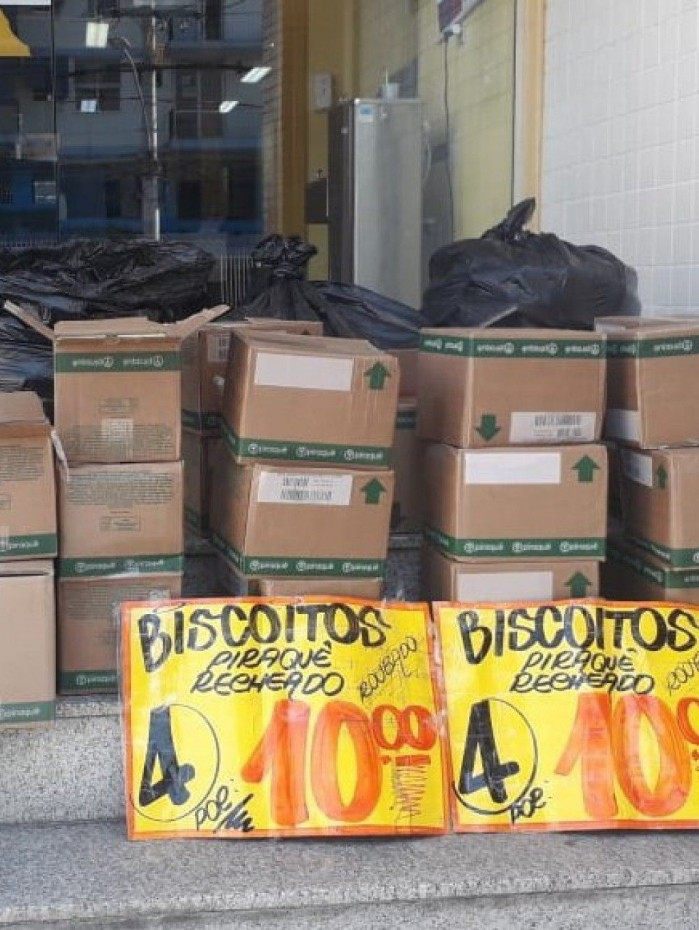 Mercadoria roubada foi apreendida e levada para a delegacia de Madureira, na Zona Norte do Rio