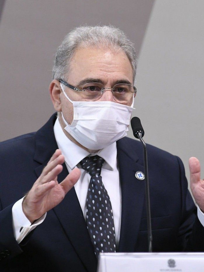 O ministro da Sa&uacute;de, Marcelo Queiroga