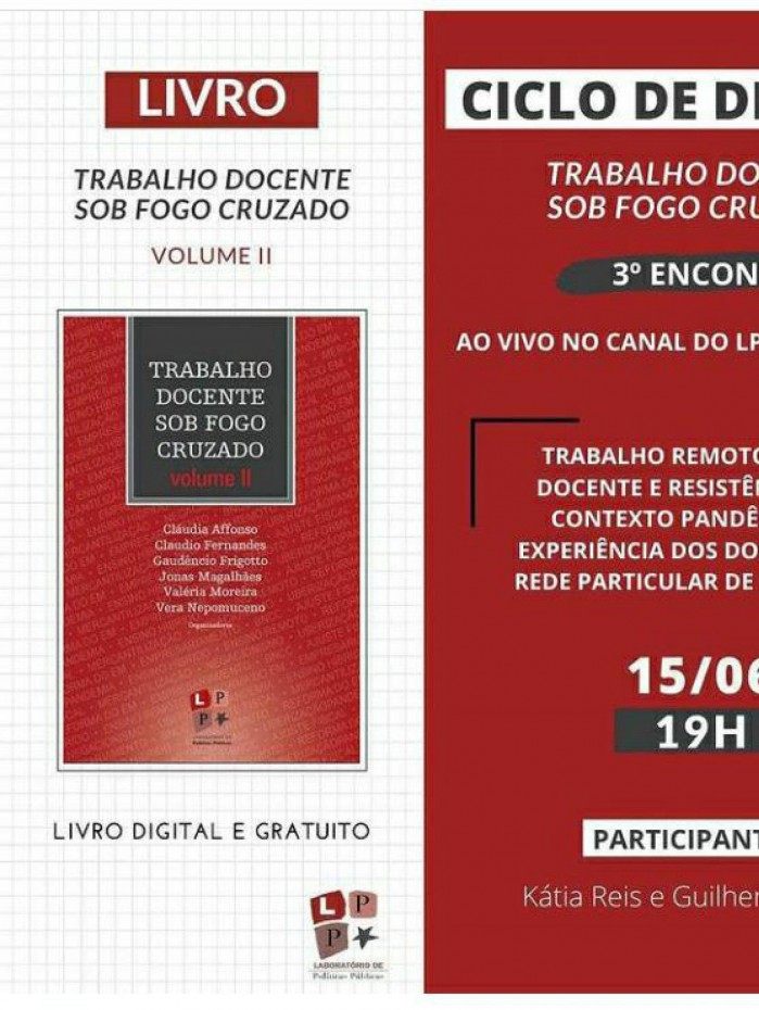 Pesquisa da Fiocruz e Sinpro vira artigo publicado em livro Trabalho Docente sob Fogo Cruzado