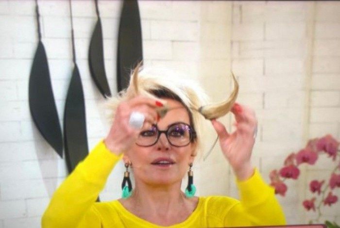Ana Maria Braga explica o penteado usado no programa de hoje 