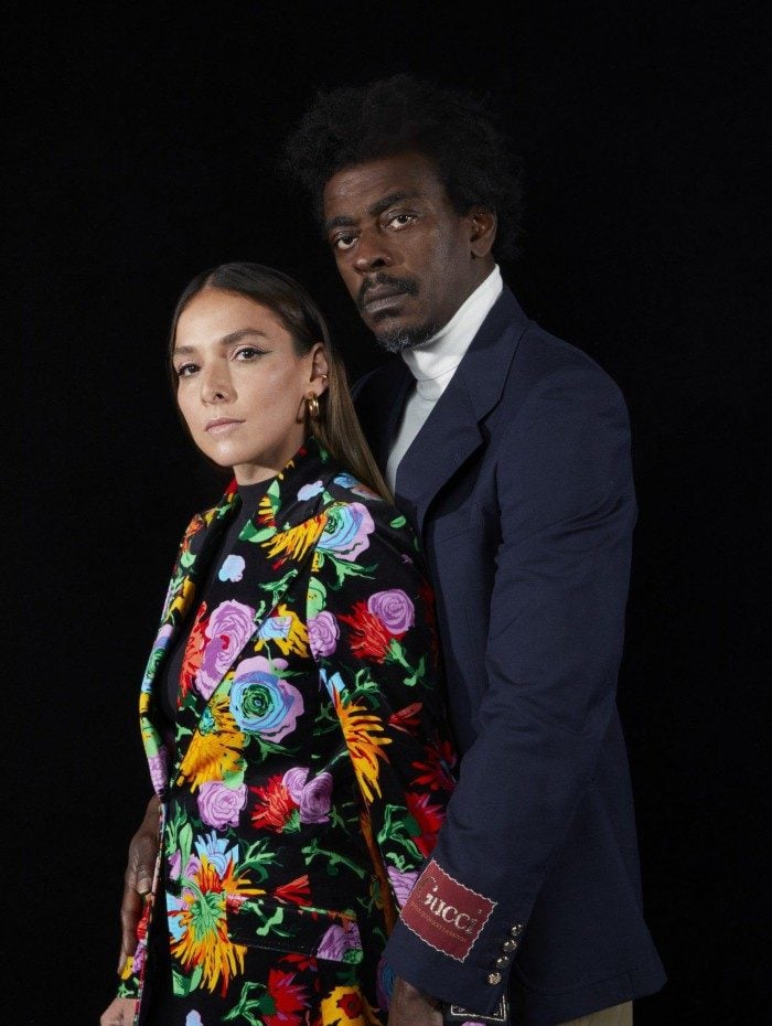 Seu Jorge e Yasmine Sterea