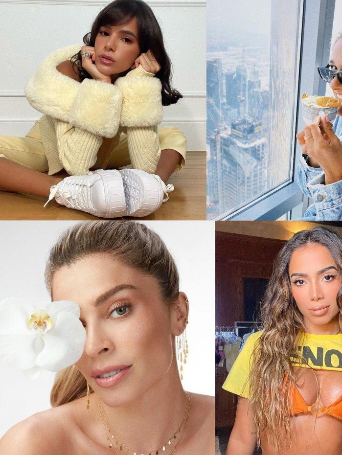 Bruna Marquezine, Sasha Meneghel, Grazi Massafera e Anitta