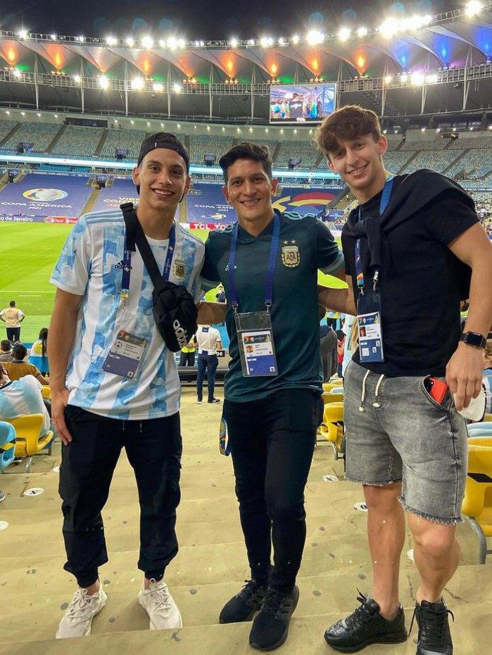 Cano, Sarrafiore e Galarza na final da Copa América