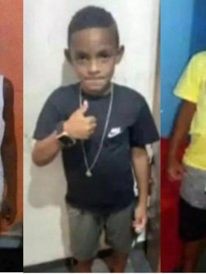 Alexandre, Lucas Matheus e Fernando Henrique desapareceram perto no Complexo do Castelar, em Belford Roxo (Cortada)