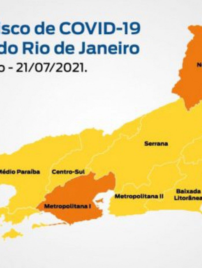 A bandeira amarela indica baixo risco de transmiss&atilde;o da doen&ccedil;a