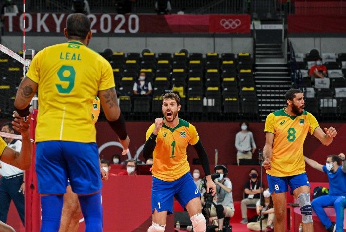 Brasil x Estados Unidos no vôlei masculino