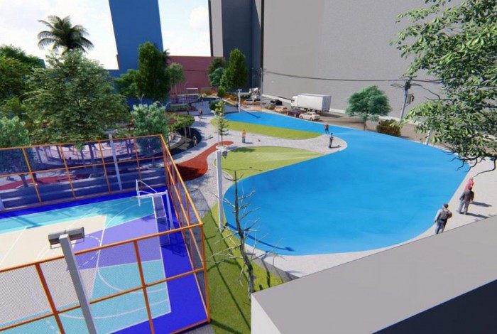 Praça do Skate será toda revitalizada e pista reformada para praticantes do esporte.