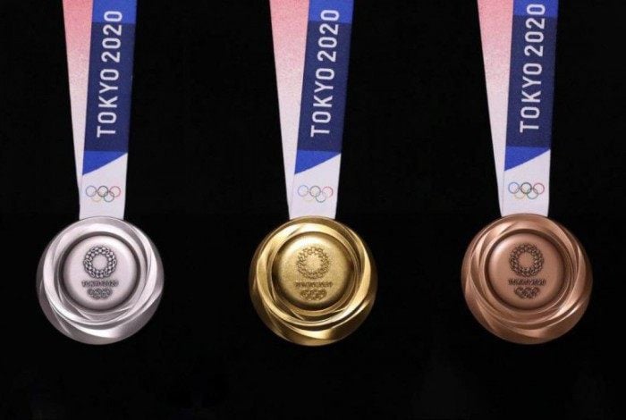 Medalhas distribuídas nas Olimpíadas de Tóquio