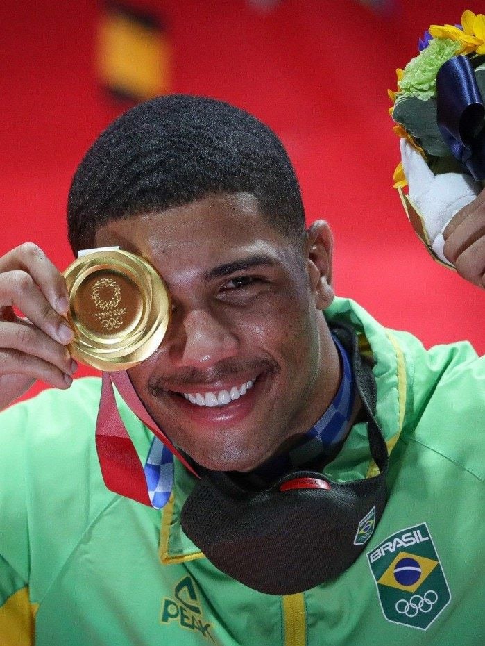 Hebert Medalha de Ouro Boxe Olimp&iacute;ada T&oacute;quio