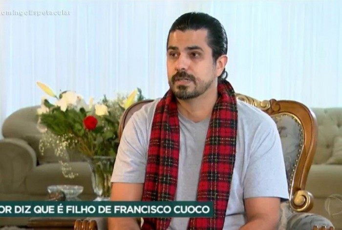 Anthony Júnior afirma ser filho do ator Francisco Cuoco