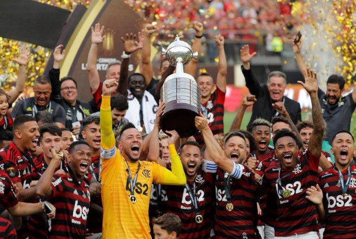 Flamengo - O rubro-negro carioca soma 17 participações na Libertadores, chegando 2 vezes na final, conquistando-as: 1981 e 2019. 