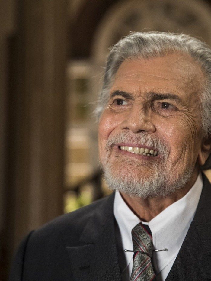 Tarcísio Meira em 'Orgulho e Paixão', sua última novela, de 2018