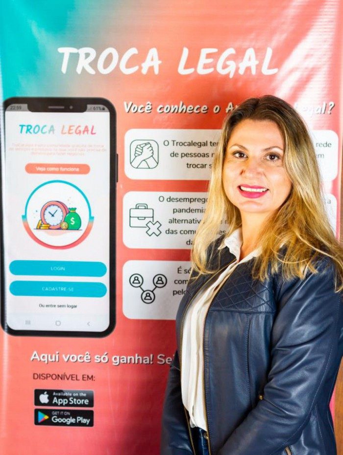 Luciana Lyrio, do TrocaLegalApp