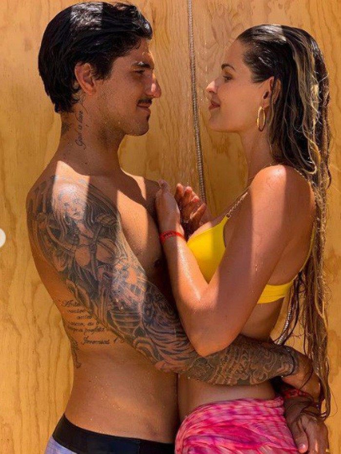 Yasmin Brunet e Gabriel Medina