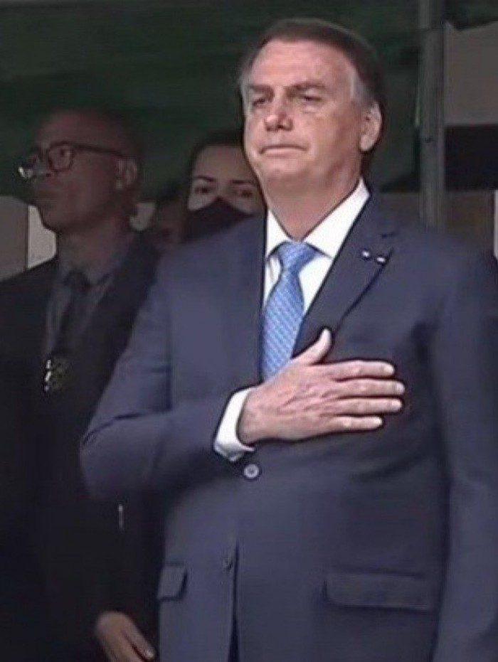 Bolsonaro em solenidade na Aman