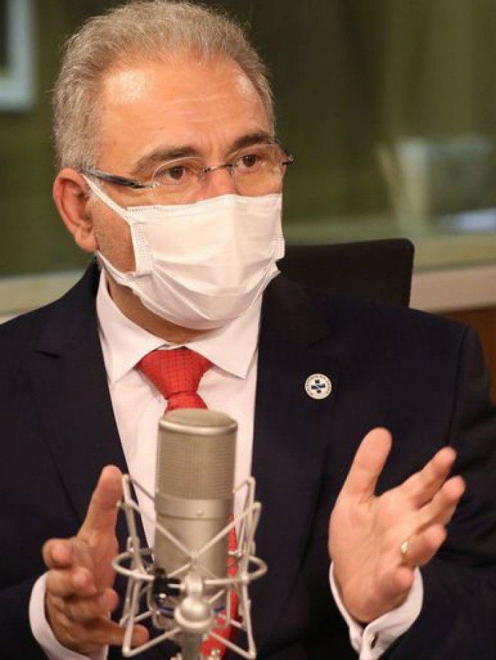O ministro da Sa&uacute;de Marcelo Queiroga