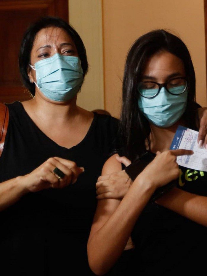 Vacinação adolescentes de 17 anos, no Palácio do Catete, no Catete, Zona Sul do Rio