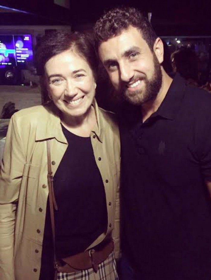 Lilia Cabral e corretor  Michael de Souza Magno