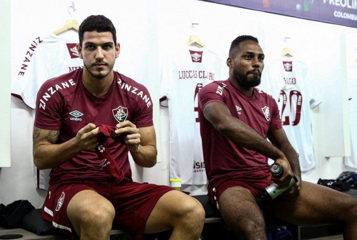 Nino e Luccas Claro formam parceria na zaga do Fluminense desde a última temporada