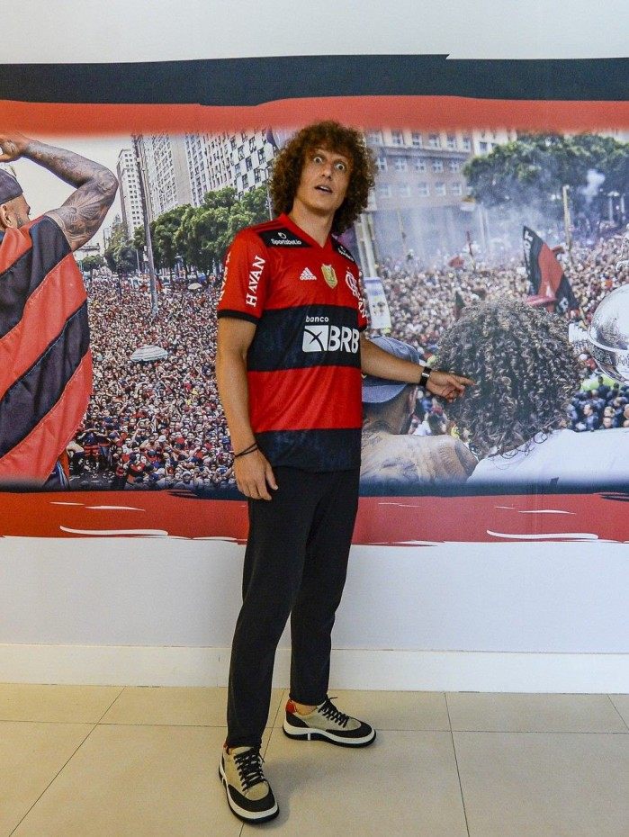 David Luiz &eacute; apresentado no Flamengo - 13-09-2021
