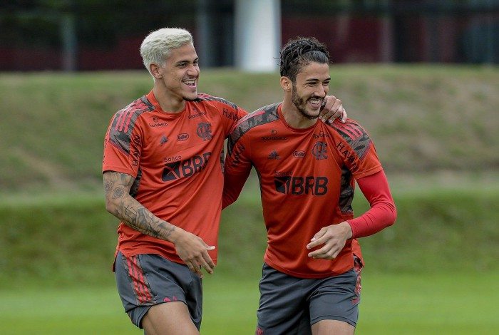 Pedro e Gustavo Henrique ganharam uma nova oportunidade de iniciar a partida em campo
